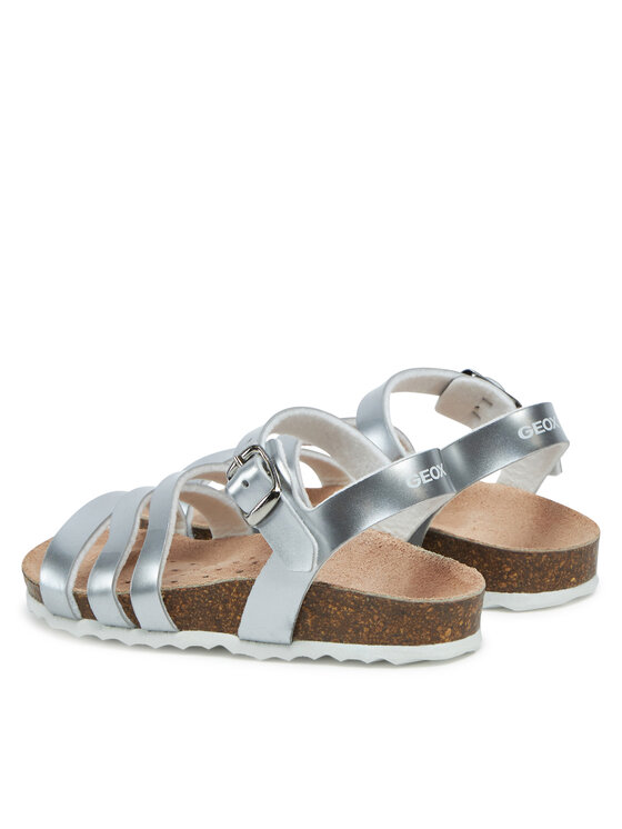 Geox Geox Sandále J Adriel J558MF 000KN C1007 M Strieborná