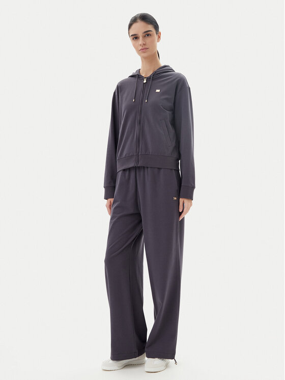 EA7 Emporio Armani EA7 Emporio Armani Tepláková souprava 7W000086 AF13135 U8115 Šedá Wide Leg