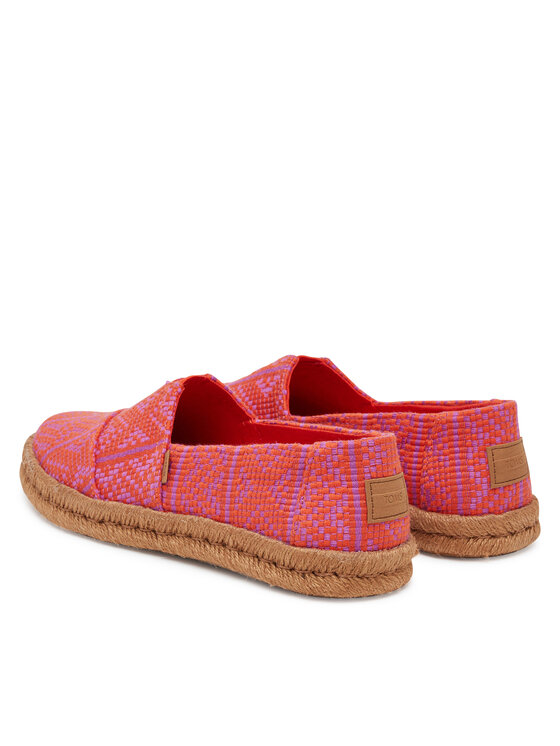 Toms Toms Еспадрильї Diamond Global 10021885 Червоний