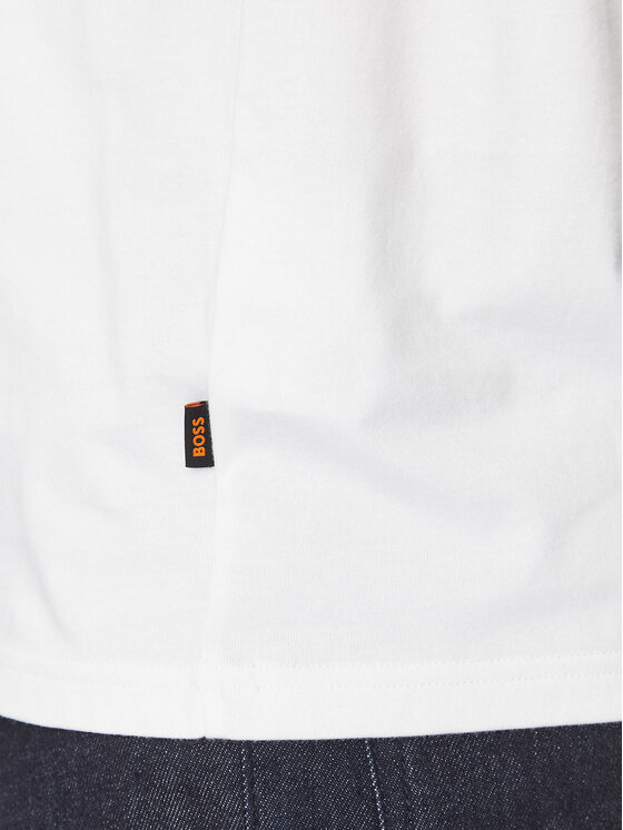 BOSS Boss Marškinėliai Tefragile 50503535 Balta Regular Fit