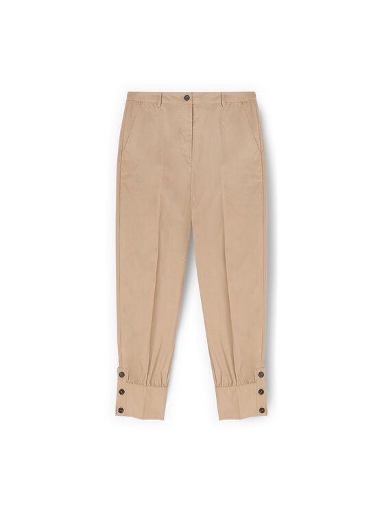 Motivi Motivi Pantaloni di tessuto P00VQ004580N002 Crema Boy Fit