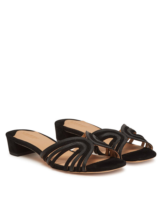 LAUREN RALPH LAUREN LAUREN RALPH LAUREN Natikači Fay 802961818003 Črna