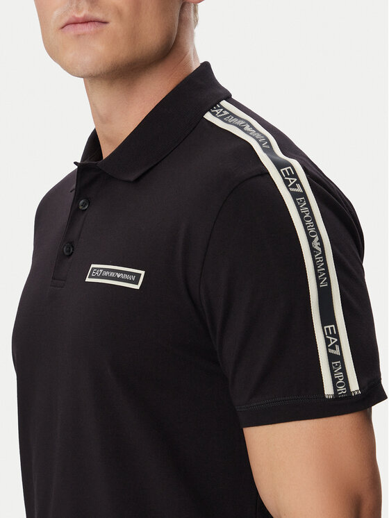 EA7 Emporio Armani EA7 Emporio Armani Polokošile 7M002190 AF10373 UC001 Černá Regular Fit