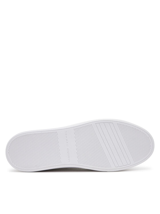 Tommy Hilfiger Tommy Hilfiger Sneakersy Platform Court Sneaker Metallics FW0FW08648 Bílá