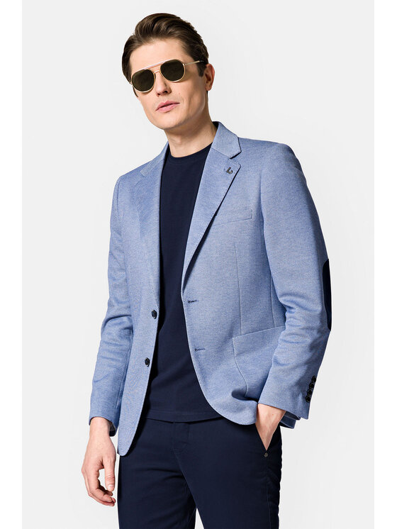 Lancerto Lancerto Marynarka Aracena MA131123000004 Niebieski Slim Fit