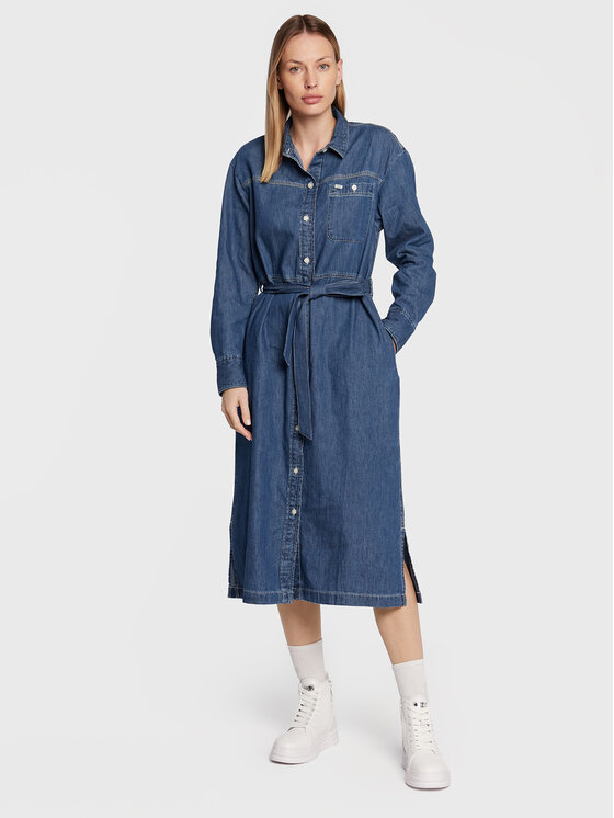 Lee Lee Ing ruha Eyelet L50MCULA 112321266 112321266 Kék Regular Fit