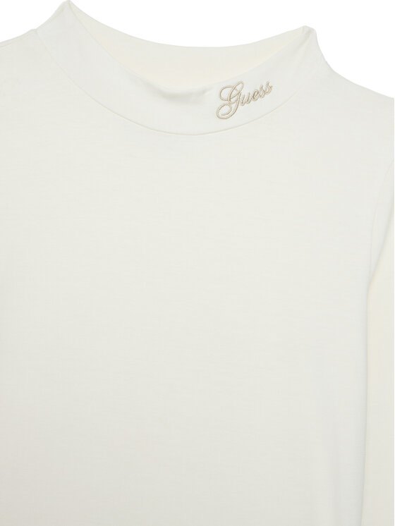 Guess Guess Μπλουζάκι J5BI14J1314 Εκρού Slim Fit