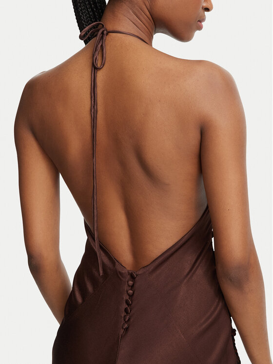 Bardot Bardot Rochie cocktail Yve  59315DB6 Maro închis Regular Fit