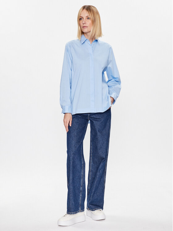 United Colors Of Benetton United Colors Of Benetton Πουκάμισο 5AWRDQ02T Γαλάζιο Relaxed Fit