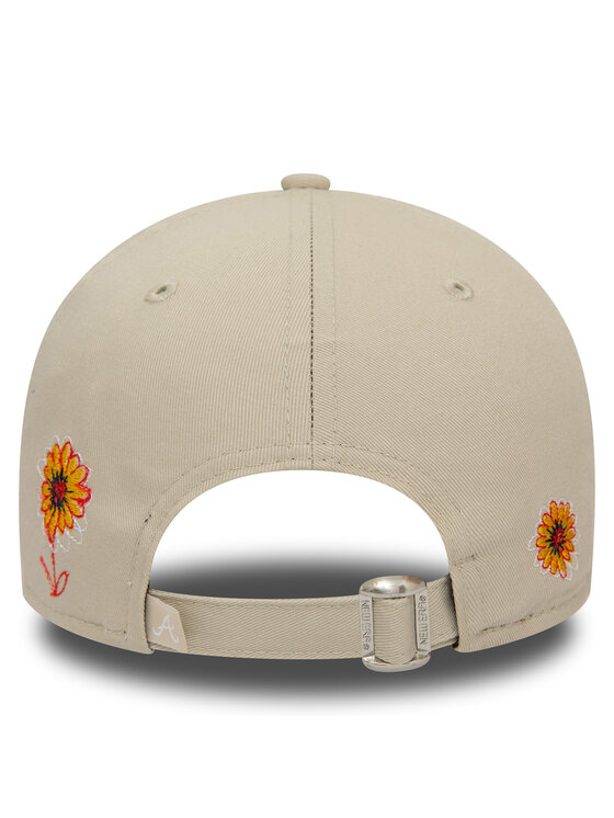 New Era New Era Kapa s šiltom Flower Icon 940 Braves 60435112 Bež