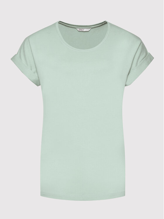 ONLY ONLY T-Shirt Moster 15106662 Zielony Loose Fit