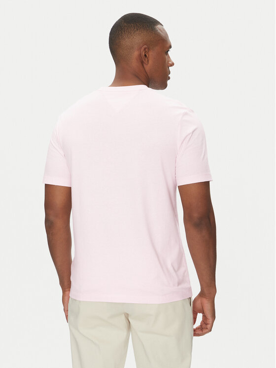 Tommy Hilfiger Tommy Hilfiger Тишърт Ess Seasonal MW0MW39995 Розов Regular Fit