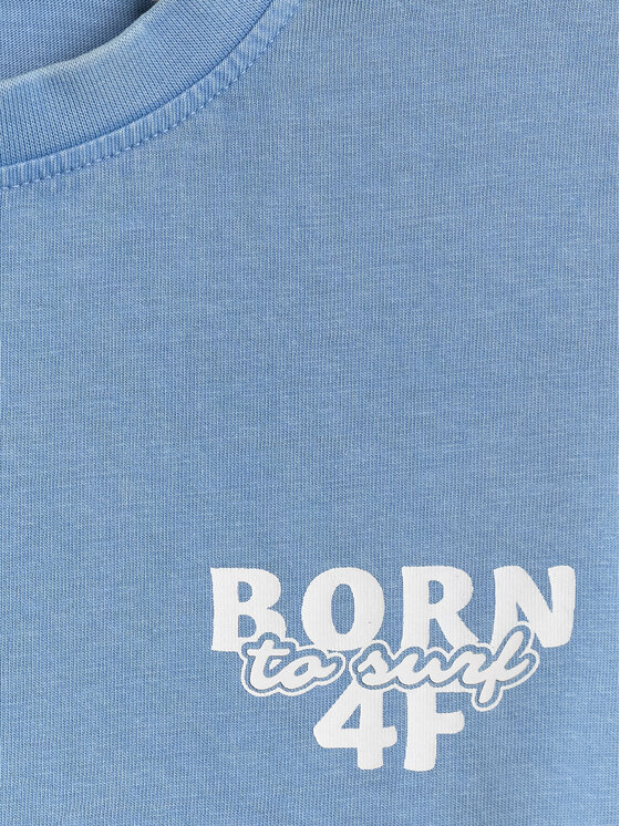 4F 4F T-Shirt WAVE RIDERS CLUB Niebieski Loose Fit