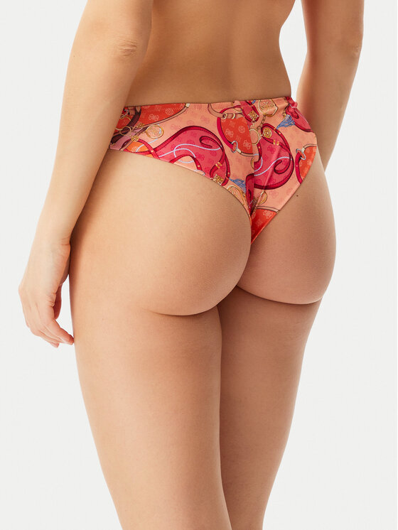 Guess Guess Bikini partea de jos E5GO16 KCR12 Portocaliu