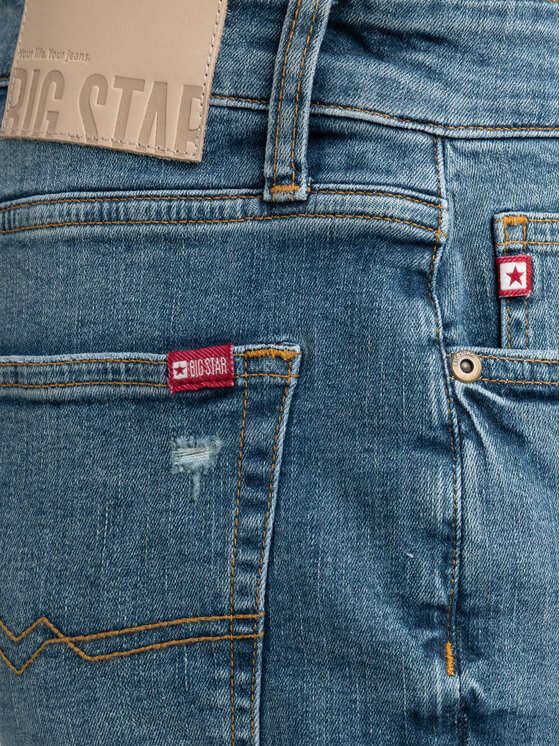 BIG STAR BIG STAR Szorty jeansowe CONNER_407_110 Niebieski Comfort Fit