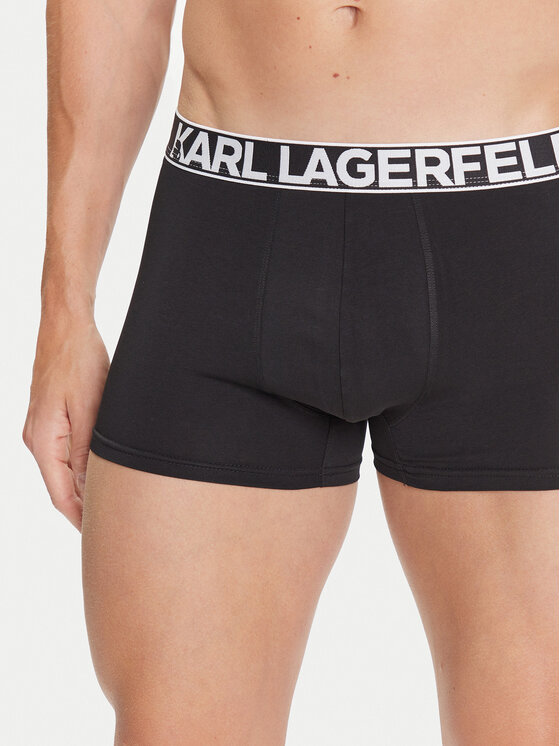 KARL LAGERFELD KARL LAGERFELD Set 3 parov boksaric A3M47010 Črna