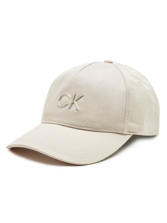 Calvin Klein Шапка с козирка K60K609712 Бежов