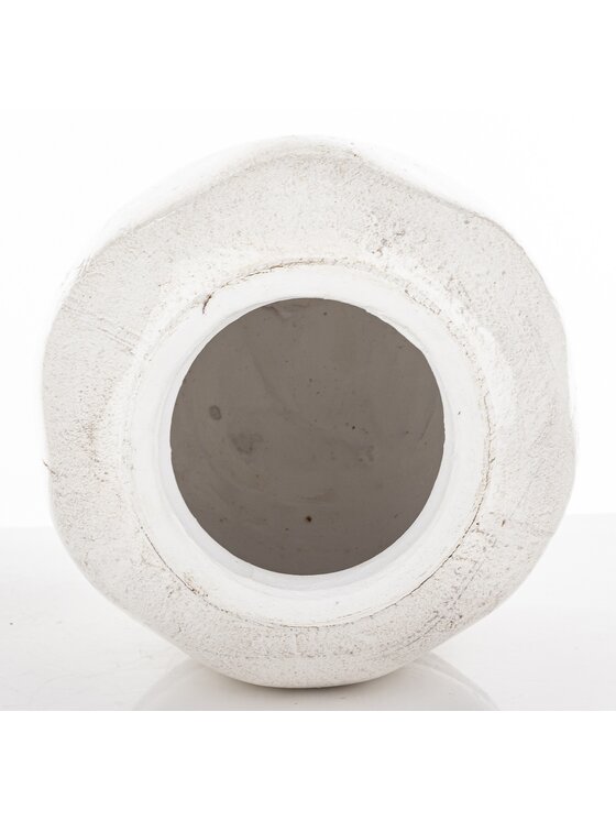MIAhome MIAhome Wazon ceramiczny, postarzany JULIANO-3 small Biały