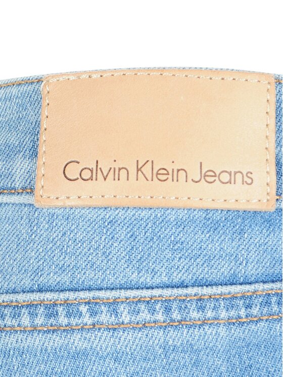 Calvin Klein Calvin Klein Jeansy J20J207127 / Wertical straps Niebieski Skinny Fit