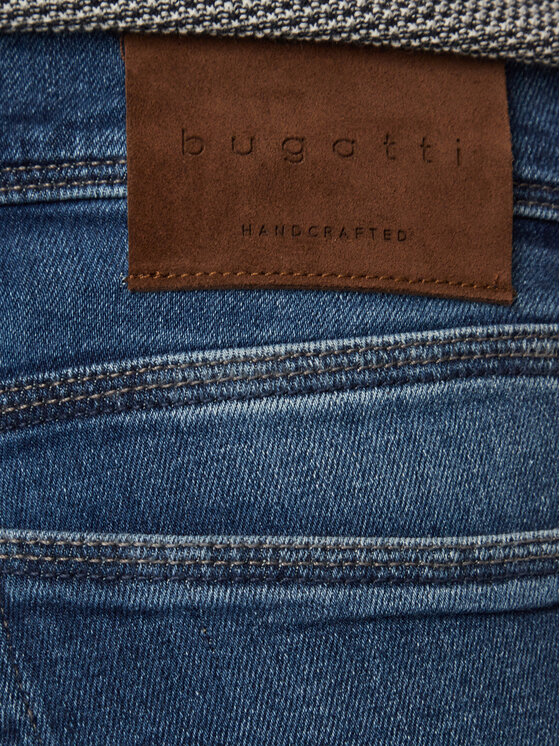 Bugatti Bugatti Džinsai 3108D-16671E Mėlyna Slim Fit