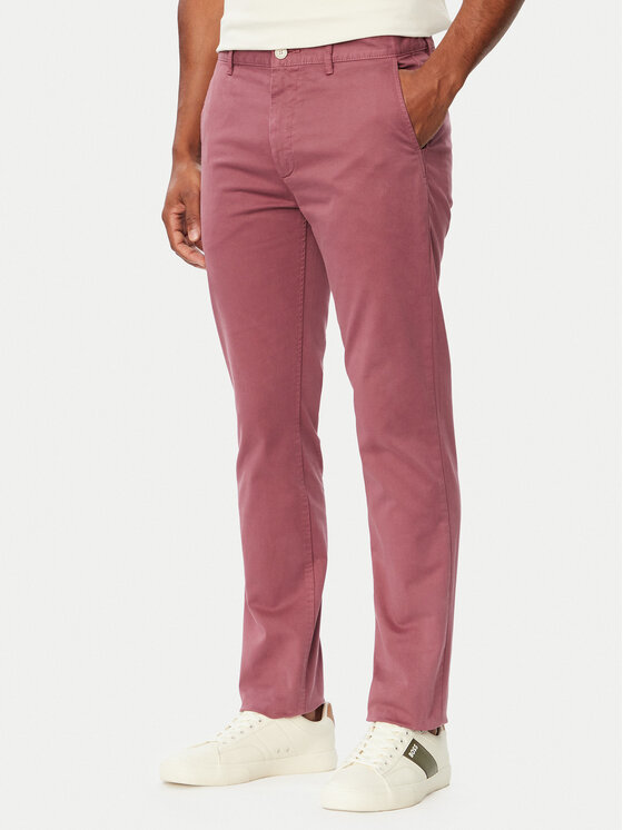 BOSS BOSS Чіноси Chino_slim 50510933 Бордовий Regular Fit