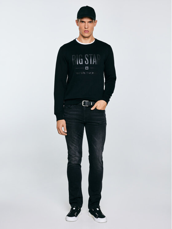 BIG STAR BIG STAR Bluza I Czarny Basic Fit
