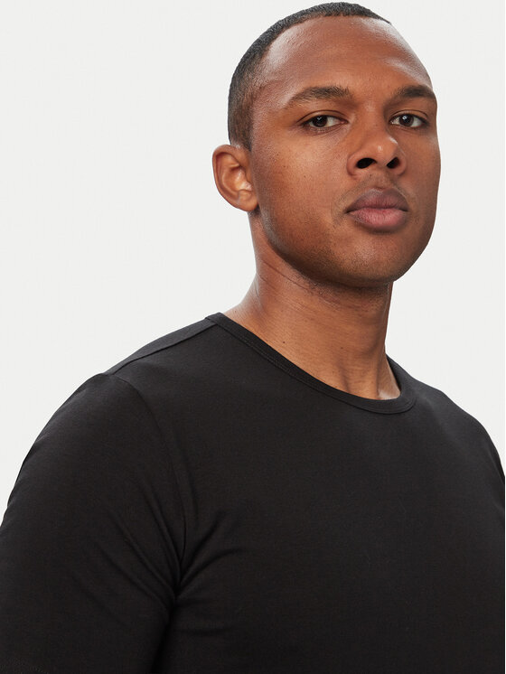 Tommy Hilfiger Tommy Hilfiger Σετ t-shirts UM0UM03933 Μαύρο Slim Fit