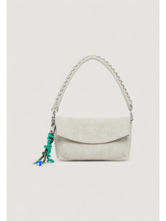 Desigual Desigual Σάκος BAG HALF LOGO TROKEL PIE Μπεζ