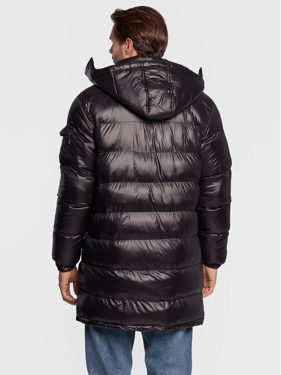 Brave Soul Brave Soul Télikabát MJK-JAREDLONG Fekete Regular Fit