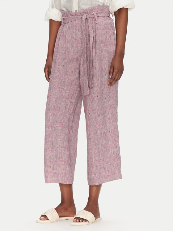 Liu Jo Liu Jo Culotte nadrág FA0211 T4185 Rózsaszín Regular Fit