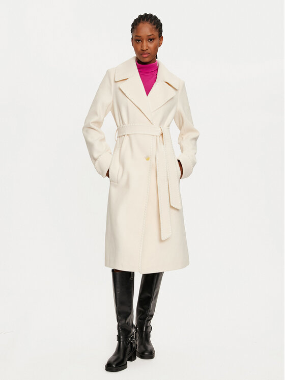 Vila Vila Übergangsmantel Cooley 14102689 Beige Regular Fit