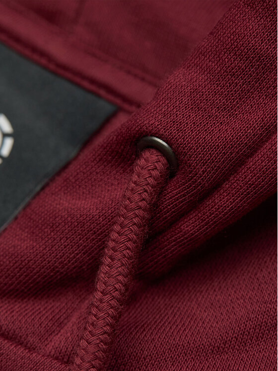 Element Element Mikina Icon Embroidery ELYFT00199 Bordó Regular Fit