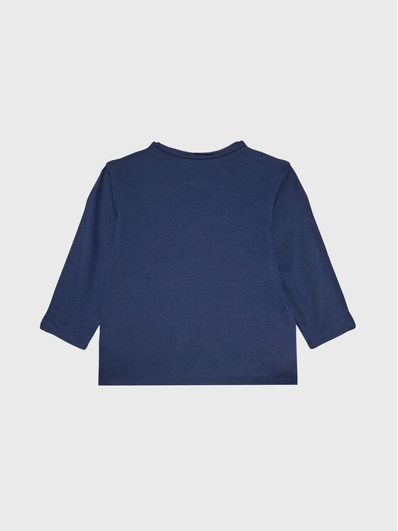 United Colors Of Benetton United Colors Of Benetton Blūze 3VR5G106B Tumši zils Regular Fit