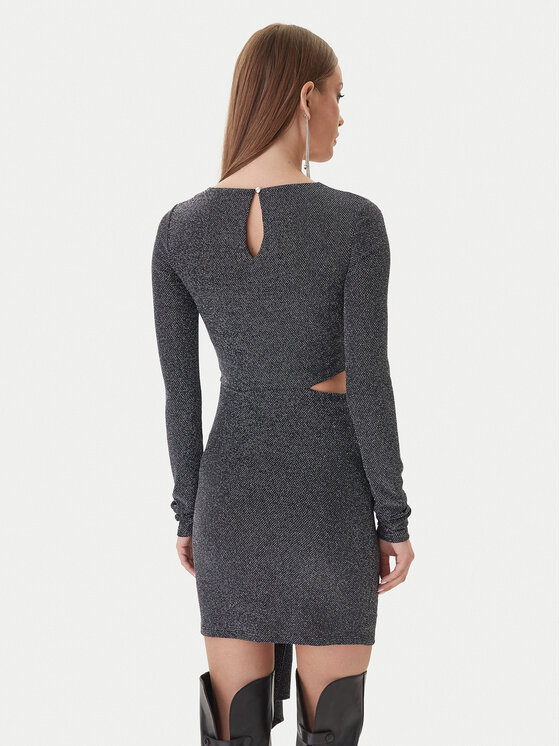 Patrizia Pepe Patrizia Pepe Kokteiļkleita 2A2972/J340-K478 Melns Regular Fit