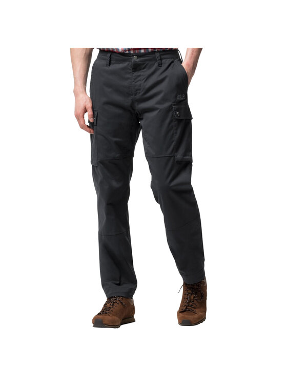 Jack Wolfskin Jack Wolfskin Pantaloni da tuta Jack Wolfskin Arctic Road Cargo Pants U Nero Regular Fit