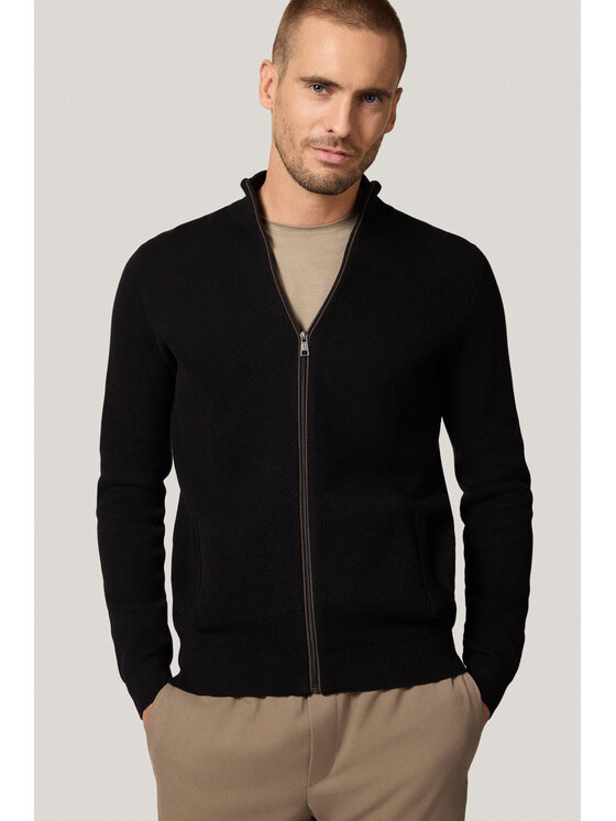 Próchnik Próchnik Kardigan PM14 SW073225000021 Czarny Regular Fit
