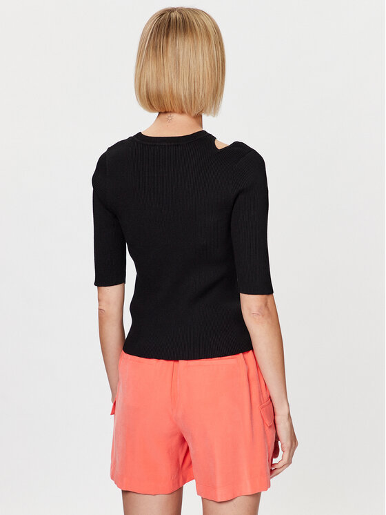 DKNY DKNY Πουλόβερ P3ASAH40 Μαύρο Regular Fit