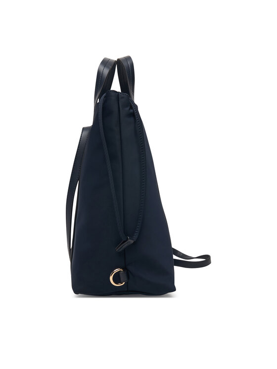 Tommy Hilfiger Tommy Hilfiger Plecak Th Soft Nylon Tote/Backpack AW0AW19029 Granatowy