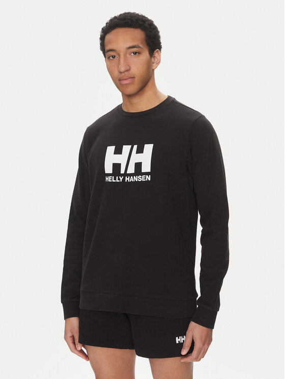 Helly Hansen Helly Hansen Bluză Logo Crew 30395 Negru Regular Fit
