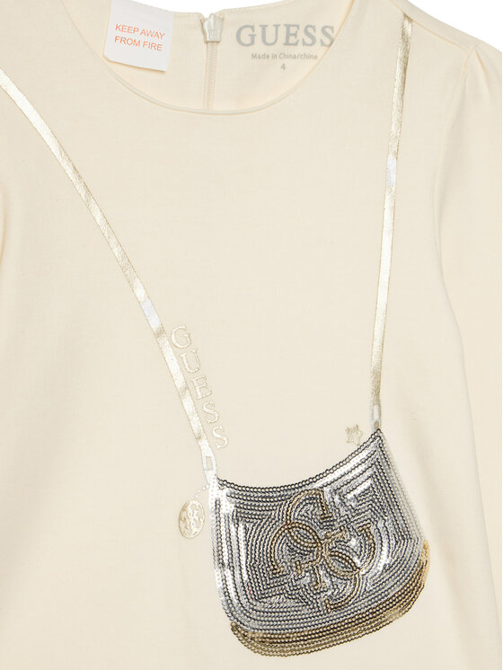 Guess Guess Повсякденна сукня K6BK05 K5934 Світло-бежевий Regular Fit