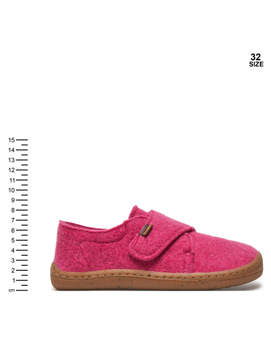 Froddo Froddo Пантофи Barefoot Wooly Slippers G1700341-9 S Розов