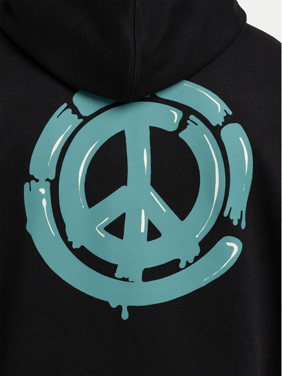 Element Element Μπλούζα Paint Brush ELYSF00310 Μαύρο Relaxed Fit