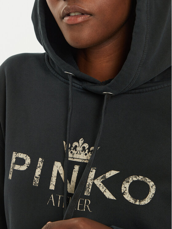 PINKO Pinko Bluza Bassani 104388 A27V Czarny Regular Fit