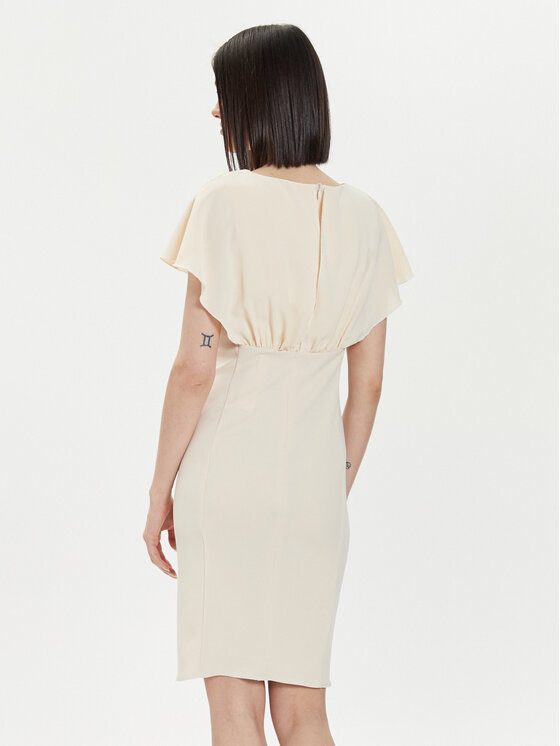 Rinascimento Rinascimento Коктейльна сукня CFC0118271003 Бежевий Regular Fit