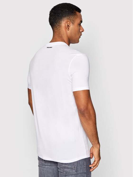 Dsquared2 Underwear Dsquared2 Underwear T-särk Icon T D9M3S3590.10014 Valge Regular Fit