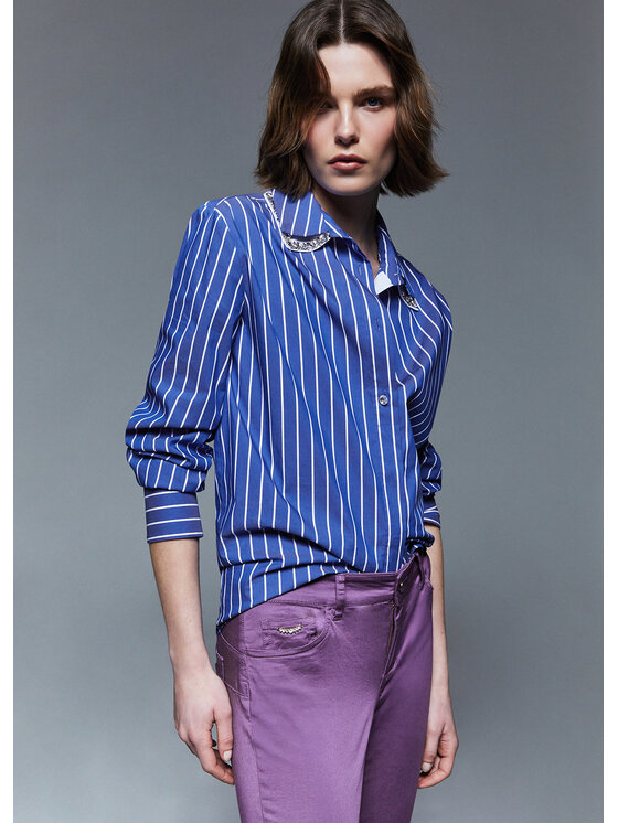 Liu Jo Liu Jo Pantaloni di tessuto WA6255T373A83522 Viola Regular Fit