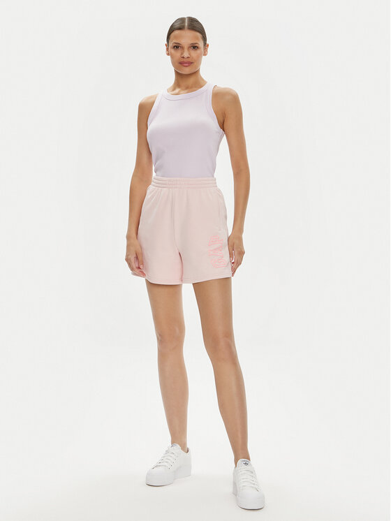 Gap Gap Szorty sportowe 586137-04 Różowy Loose Fit