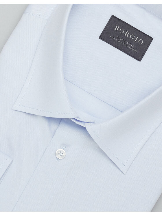 Borgio Borgio Koszula lavello Niebieski Slim Fit
