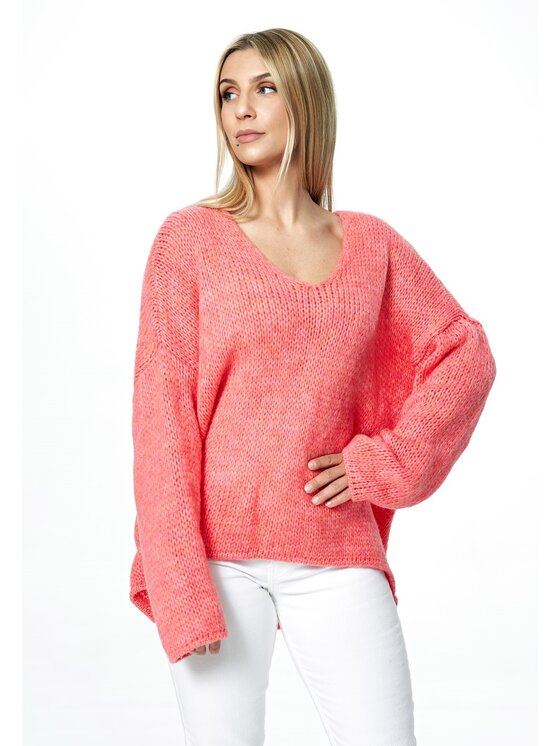 FIGL FIGLFIGL Maglione M899 Rosa Oversize