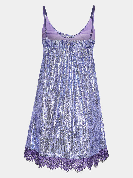 Please Please Coctailkleid A1OESE0000 Violett Relaxed Fit